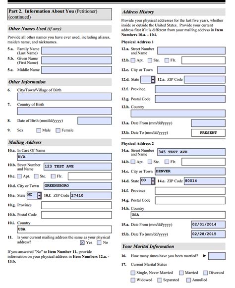 Fillable I130a Form Sample Printable Forms Free Online
