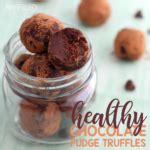Healthy Chocolate Fudge Truffles My Joy Filled Life
