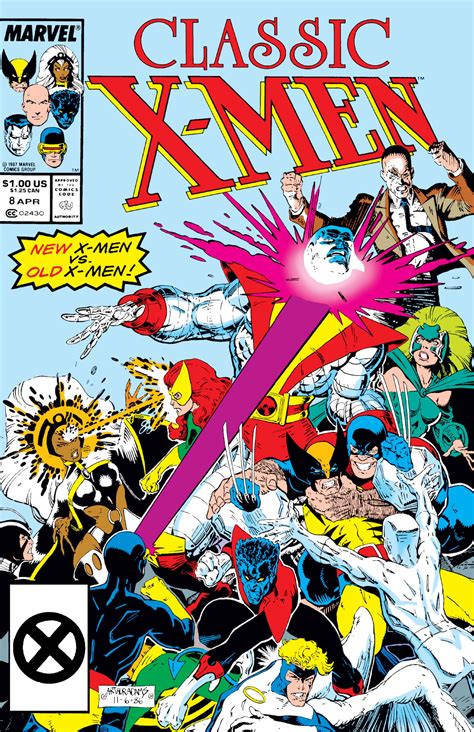 Classic X Men 1986 8 Comic Issues Marvel