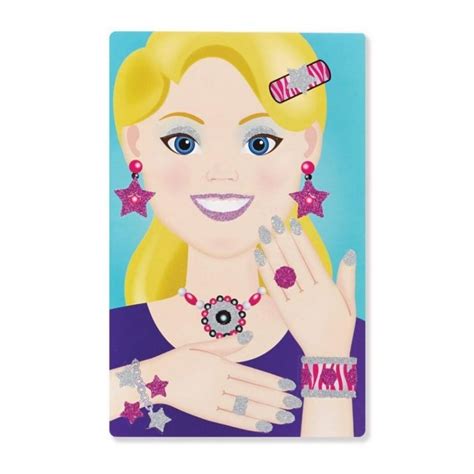Melissa And Doug Glamour Faces Mess Free Glitter Melissa And Doug Toys