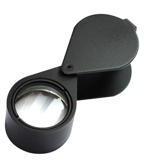 Jewelers Eye Loupe Magnifying 10x 21mm Triplet Type Color Black Eye