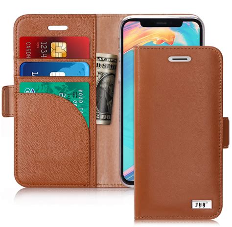 Fyy Genuine Leather Wallet Case For Iphone Xs 58 2018iphone X10