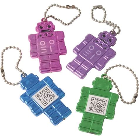 Robot Geek Fortune Keychain