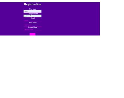 Registration Form With Animations Web Designer Wall