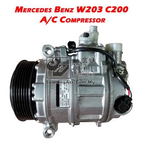 Mercedes Benz C Class W203 C200 Kompressor Air Cond Compressor Shopee