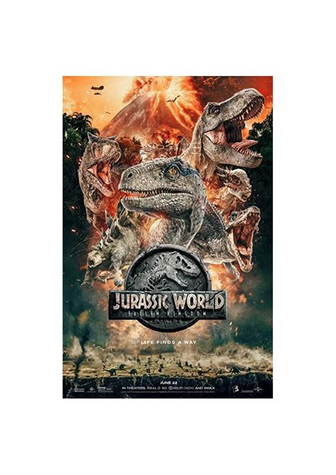 Poster Poster Jurassic World Fallen Kingdom Affiche Ou Cadre