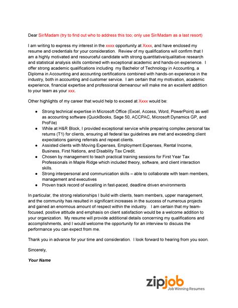 Cover Letter Examples For Accounting Jobs Cover Letter Examples For Accounting Jobs