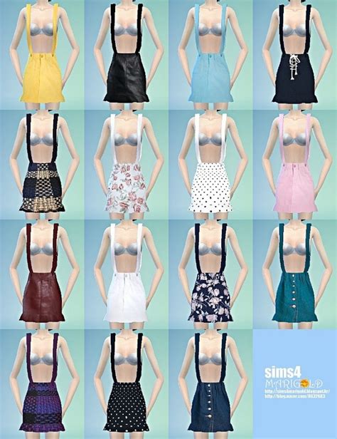 Suspender Mermaid Mini Skirt At Marigold Sims 4 Updates