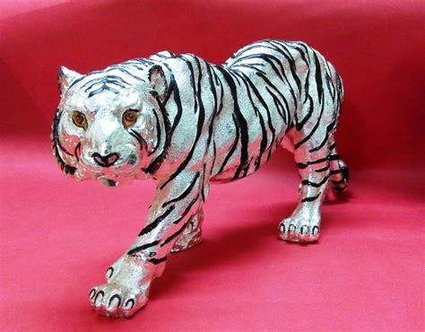Silver Plated Tiger Statue At Rs Silver Plated Statue In Mumbai