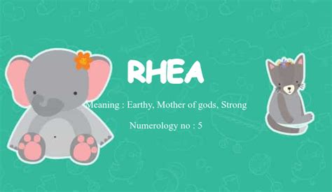 Rhea Name Meaning