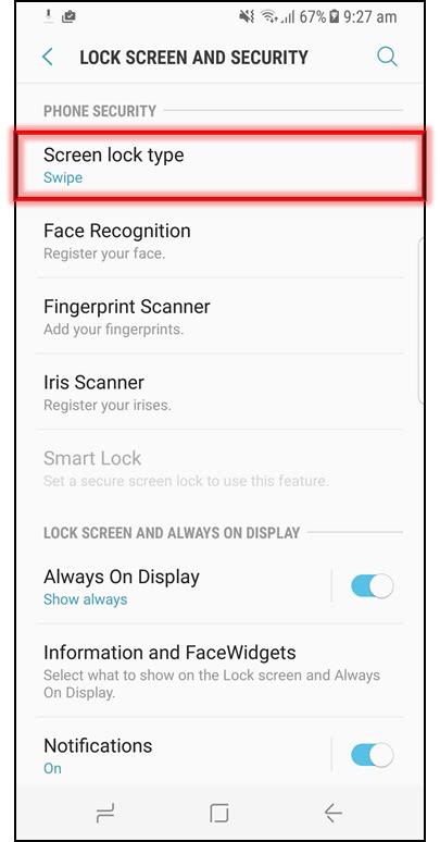 How To Set Pattern Pin Or Password For Your Lock Screen Samsung Sg