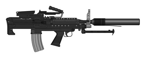 M249 Scout Bullpup A Suppressed Short Barrel And Bullpup Flickr