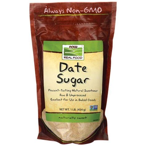 Now Foods Date Sugar 1 Lb 454 G Pkg Swanson Health Products