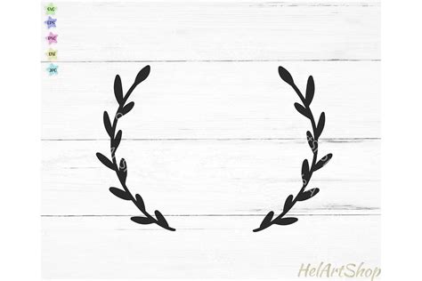 Feather Wreath Svg