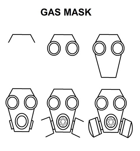 Mask Drawing Easy Step By Step
