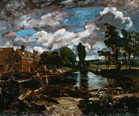 Flatford Mill From A Lock On The Stour John Constable As Art Print Or Hand Painted Oil