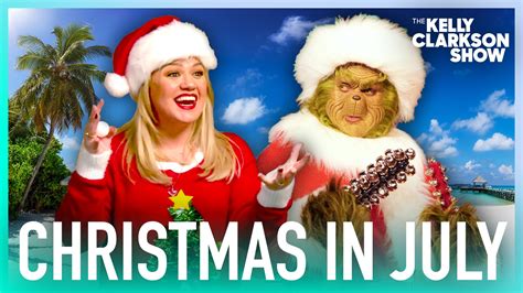 Watch The Kelly Clarkson Show Official Website Highlight Celebrate Christmas In July With The