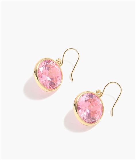 J Crew Crystal Drop Earrings Pink Crystal Earrings Crystal Drop