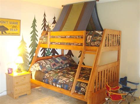 Tent On Top Of Loft Bed In Playroom Bed Tent Diy Bunk Bed Bunk Bed Tent