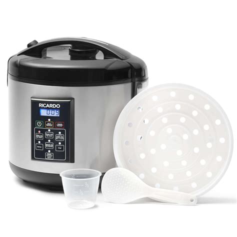 Ricardo Rice Cooker And Steamer Brushed Ststeel Kitchen Stuff Plus