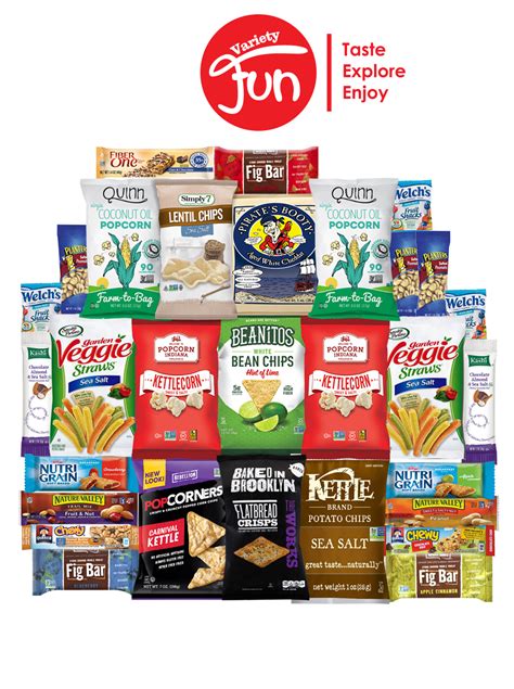 Healthy Snacks Care Package Variety Pack 30 Count By