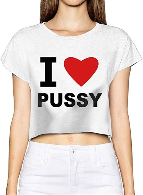 Amazon Jingclor Creative I Love Pussy Funny Logo Sexy Funny