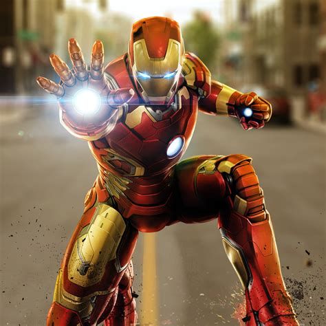 2048x2048 Avengers Age Of Ultron Iron Man Artwork Ipad Air Hd 4k