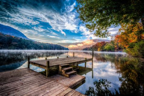 Tennessee River Dock Beautiful Landscapes Beautiful Nature Hdr