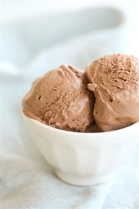 Minute Creamy Chocolate Ice Cream Recipe Julie Blanner