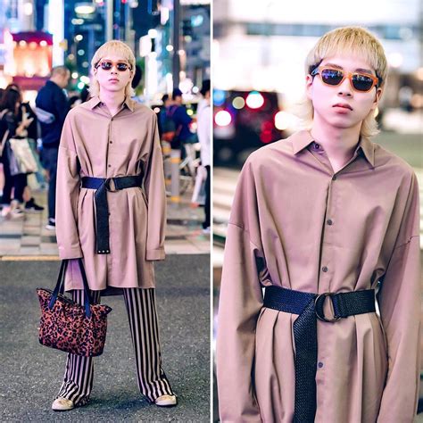 Tokyo Fashion 19 Year Old Japanese Student Yohx On The Street In