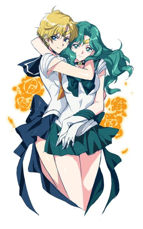 セーラーウラヌスとセーラーネプチューン Sailor moon art Sailor moon character Sailor
