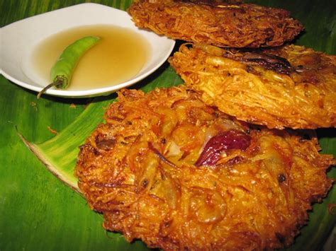 Okoy Or Ukoy Shrimp Fritters Is A Native Filipino Food Believed To