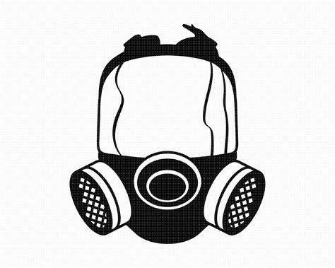 Pdf Nuclear Svg Gas Mask Svg Png Eps Radioactive Svg Gas Mask Cut Files