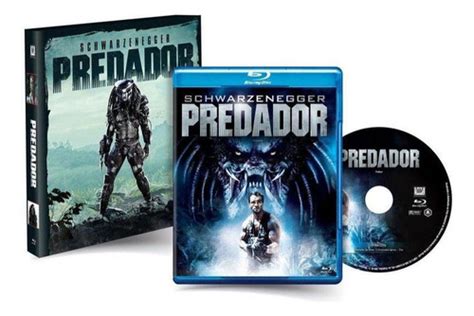 Blu ray O Predador Arnold Schwarzenegger Edição Enluvada