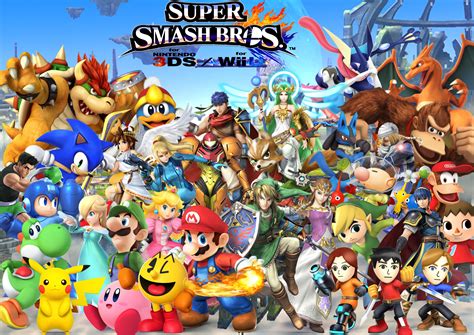Super Smash Bros For Nintendo 3ds And Wii U 4k Ultra Hd Fond Décran