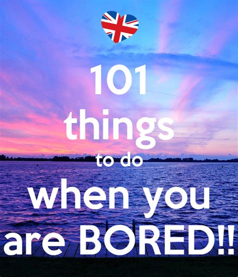 101 Things To Do When You Are Bored Poster Emily