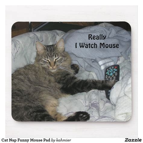 Cat Nap Funny Mouse Pad Zazzle Funny Mouse Funny Mouse Pads Naps