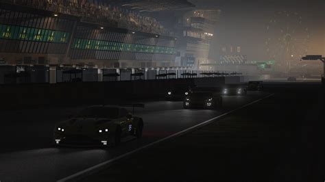 Assetto Corsa Night Driving At Le Mans Youtube