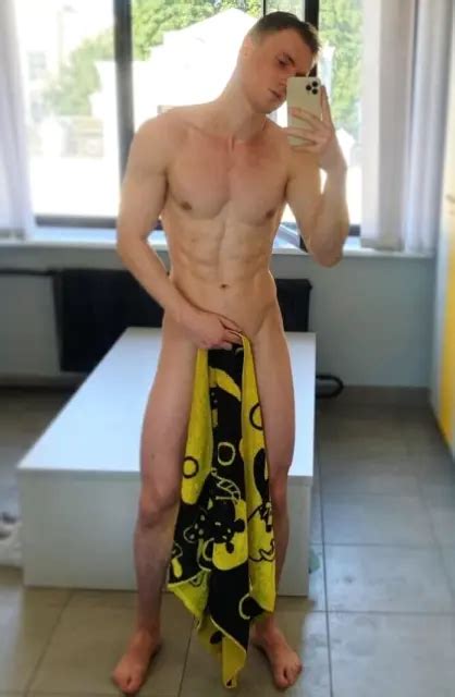 Shirtless Nude Male Muscular Bare Foot Beefcake Hot Hunk Man Art Photo
