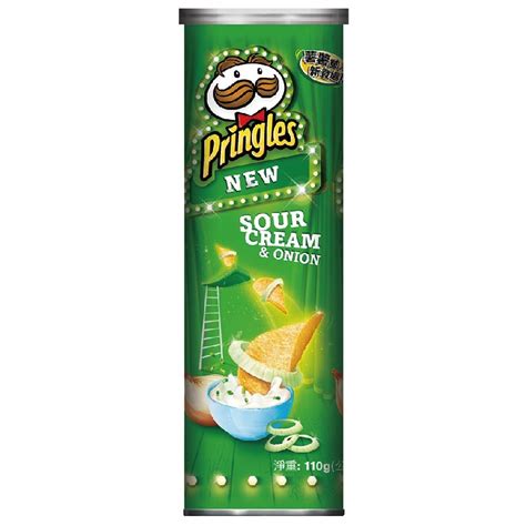 Pringles 品客 Onion Flavor Potato Chips Party Snack Crisp 110g Green Can