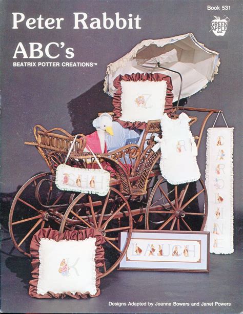 Check spelling or type a new query. 1980s Peter Rabbit ABC's Cross Stitch Leaflet Pattern Book ...