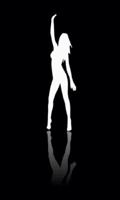 Dancing Women Silhouettes GIF