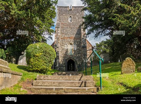 The Church Of St Martin In Canterburykentengland Situated Slightly
