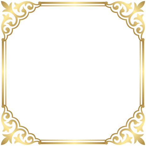 So many fancy and ornate vintage graphic frames, in all shapes and sizes! Frame clipart square, Frame square Transparent FREE for ...