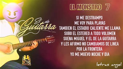 El De La Guitarra El Monstro 7 Youtube