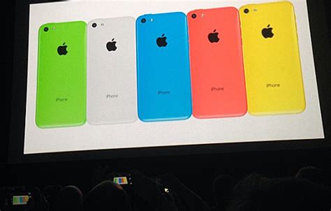 Iphone 5c Officially Released Competitive Colorful Not