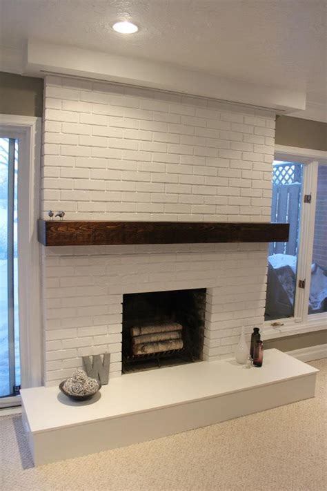 25 Painted Brick Fireplaces In The Living Room Decoration Love