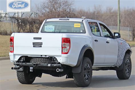 Spy Shots 2022 Ford Ranger Raptor Takes To The Streets