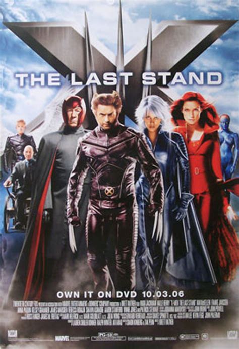 X Men The Last Stand Single Sided Video Poster Buy Movie Posters At