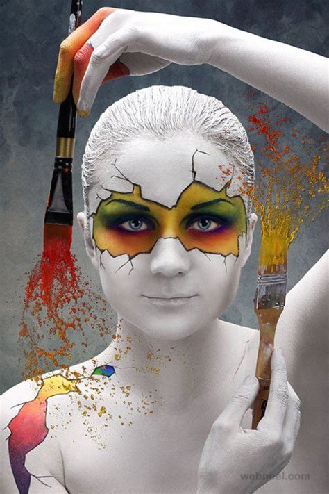 Woman Painter Creative Photo Manipulation